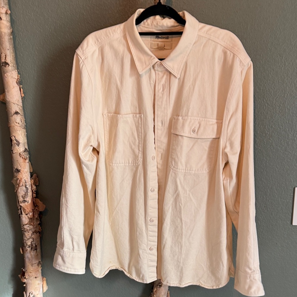 Madewell Cream Easy Fit Jacket